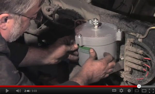 How to install Kleenoil on a Mercedes Engine